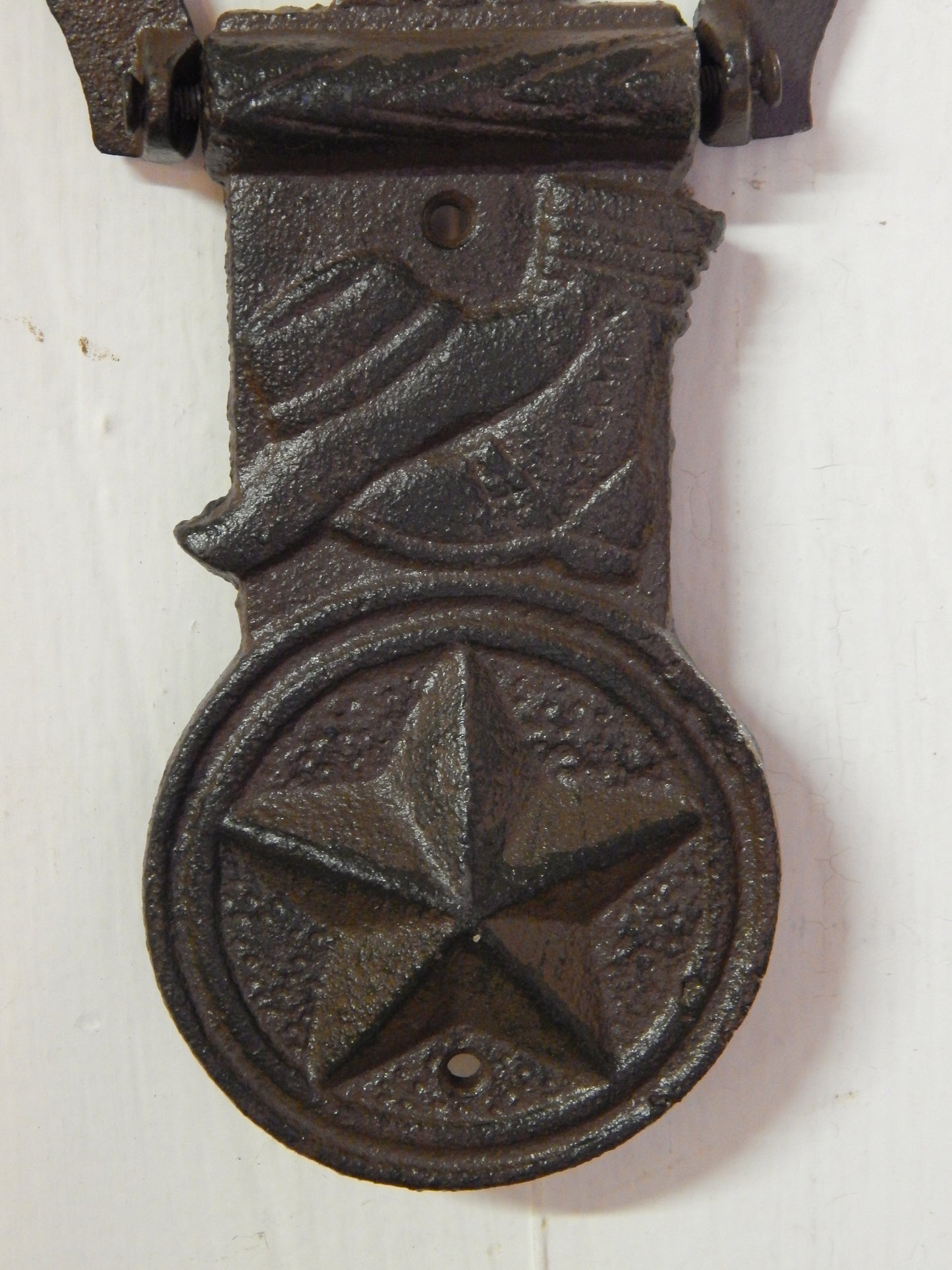 Door Knocker - Cast Iron Western Boot, Hat and Lone Star-Jantiques LLC.