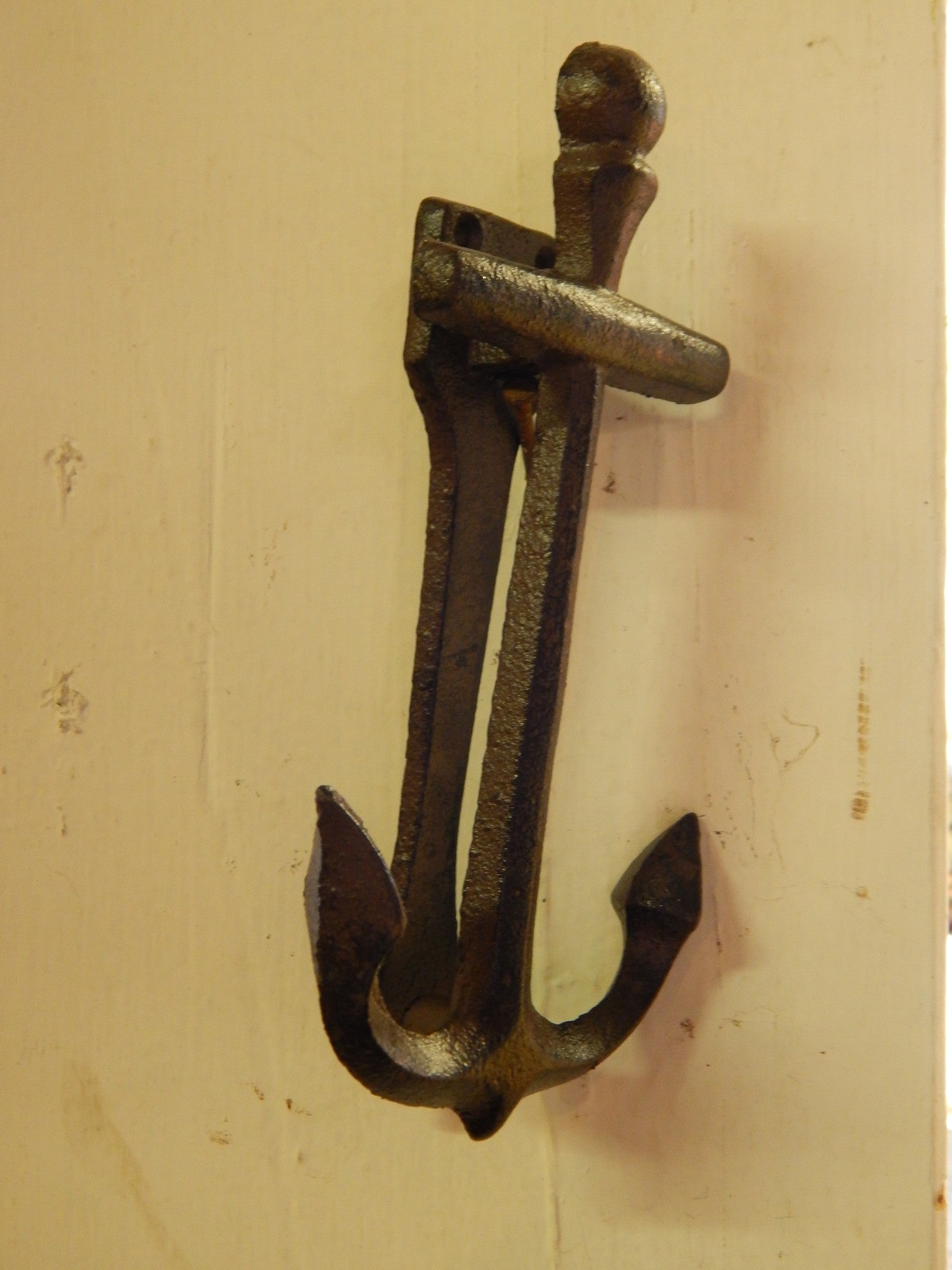 Door Knocker - Cast Iron Anchor Nautical-Jantiques LLC.