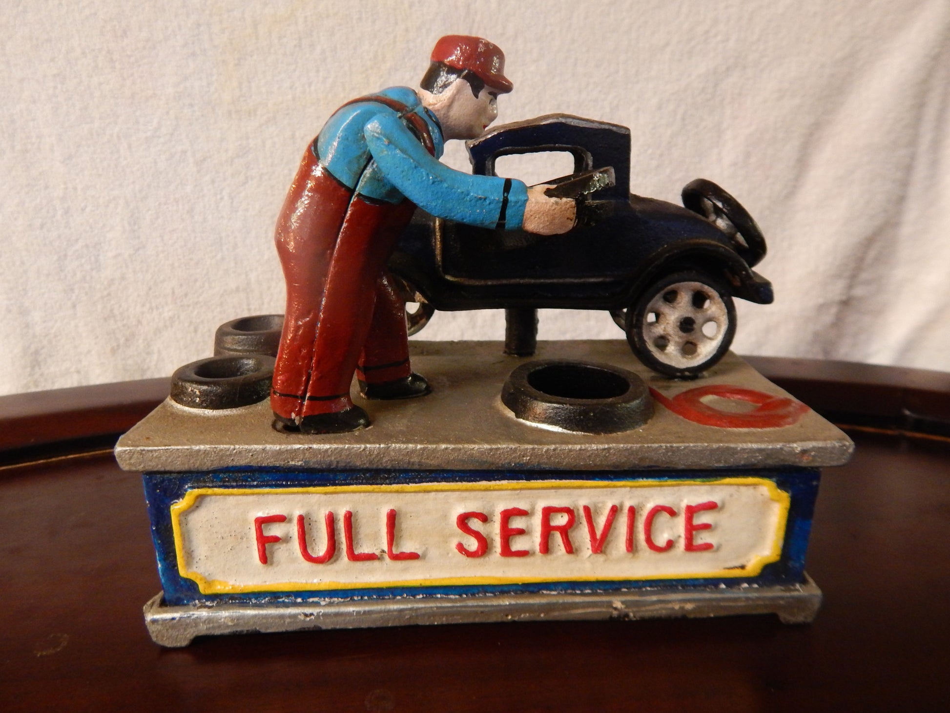 Mechanical Bank Full Service Coin Mechanical Bank-Jantiques LLC.