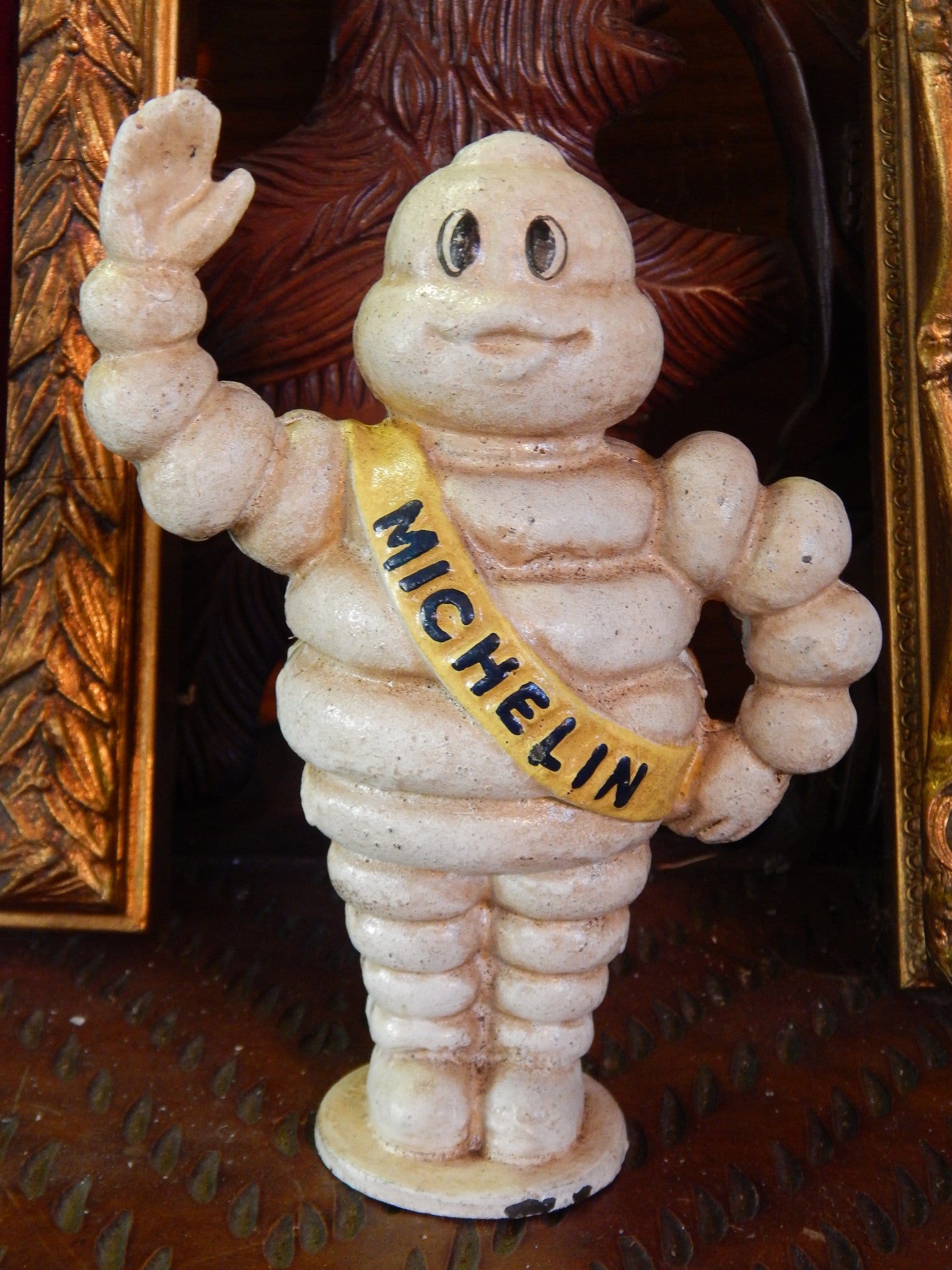 MICHELIN Cast Iron Penny Bank - Michelin Tire Man Standing-Jantiques LLC.