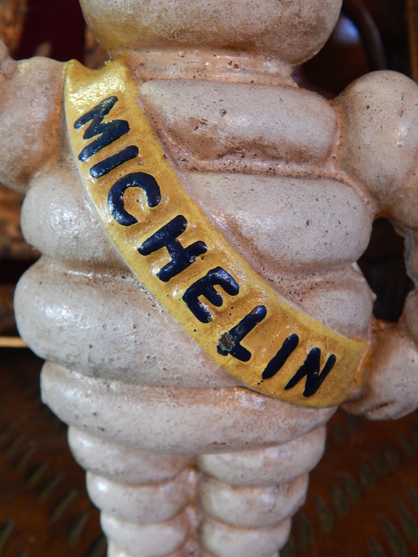 MICHELIN Cast Iron Penny Bank - Michelin Tire Man Standing-Jantiques LLC.