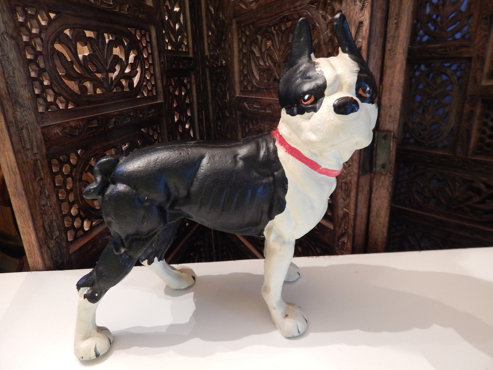 Cast Iron Doorstop - Boston Terrier-Jantiques LLC.