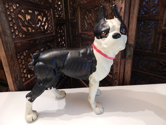 Cast Iron Doorstop - Boston Terrier-Jantiques LLC.