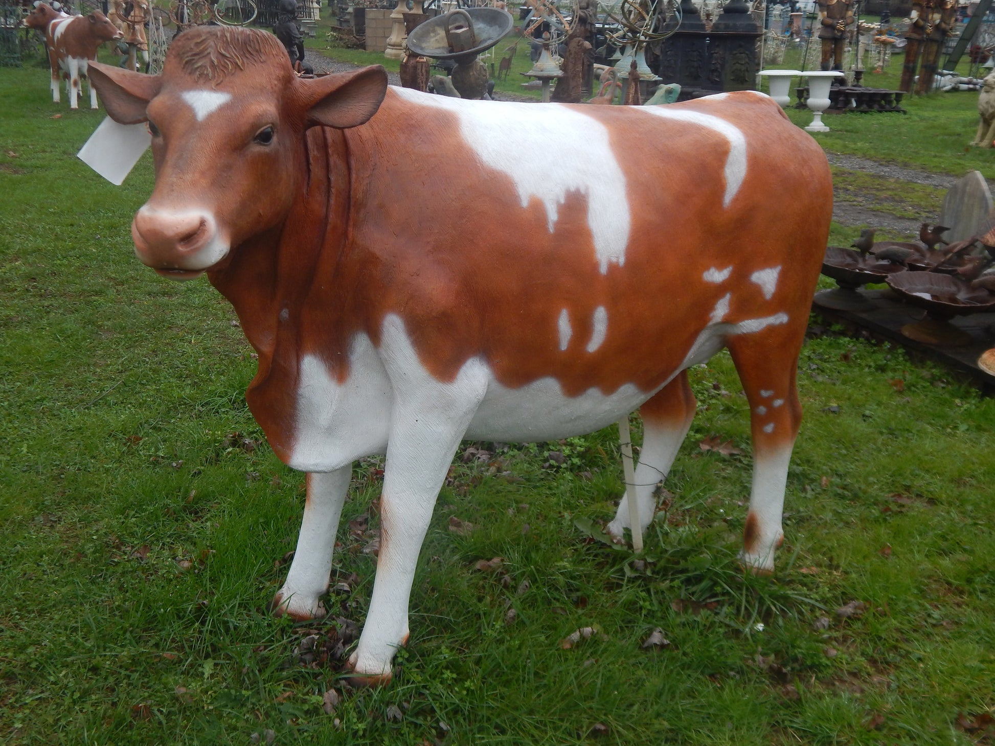 Guernsey Cow Life Size-Jantiques LLC.