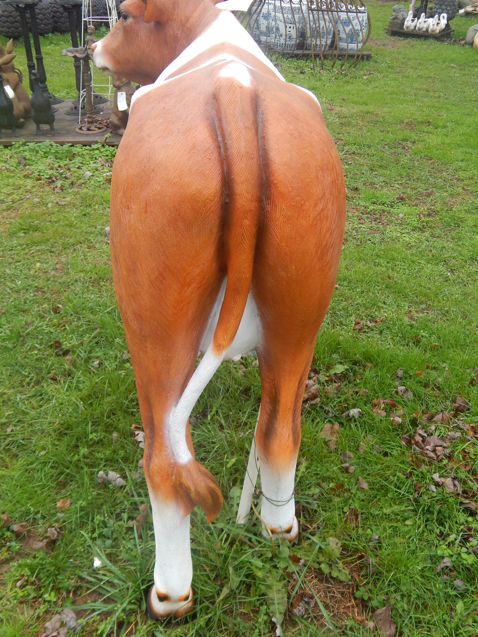 Guernsey Cow Life Size-Jantiques LLC.