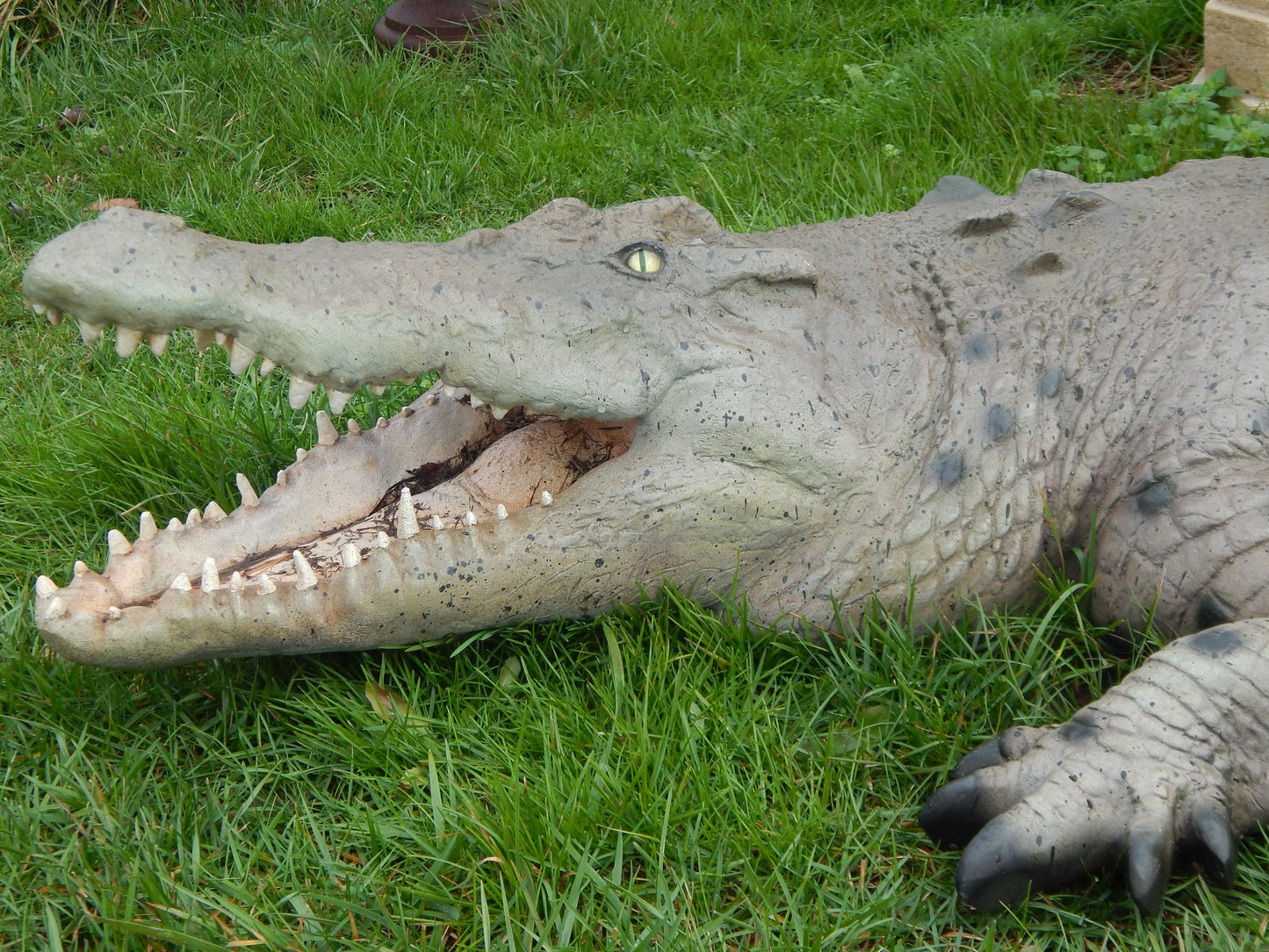 Statue - Life Size 12ft Crocodile-Jantiques LLC.