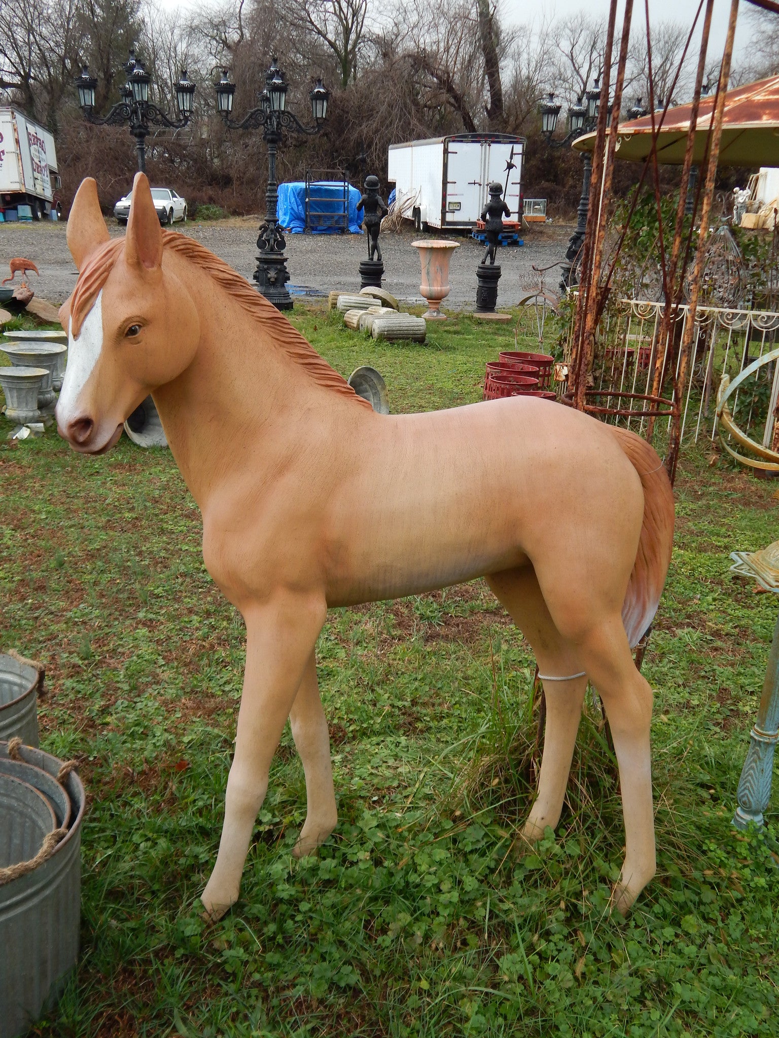 Foal Life Size Statue-Jantiques LLC.