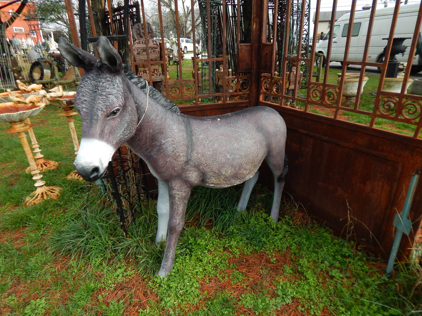 Life Size Donkey Statue-Jantiques LLC.