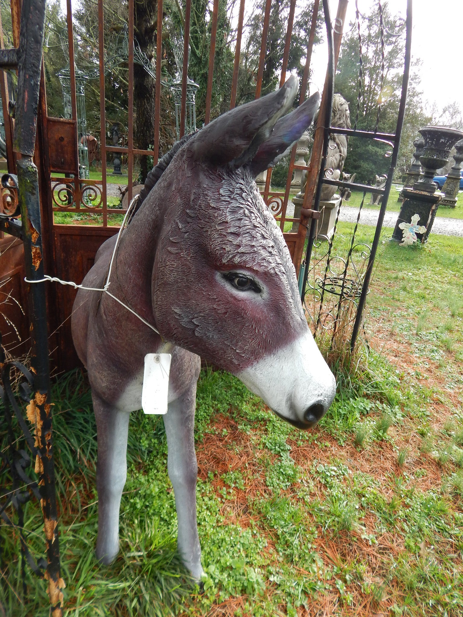 Life Size Donkey Statue-Jantiques LLC.