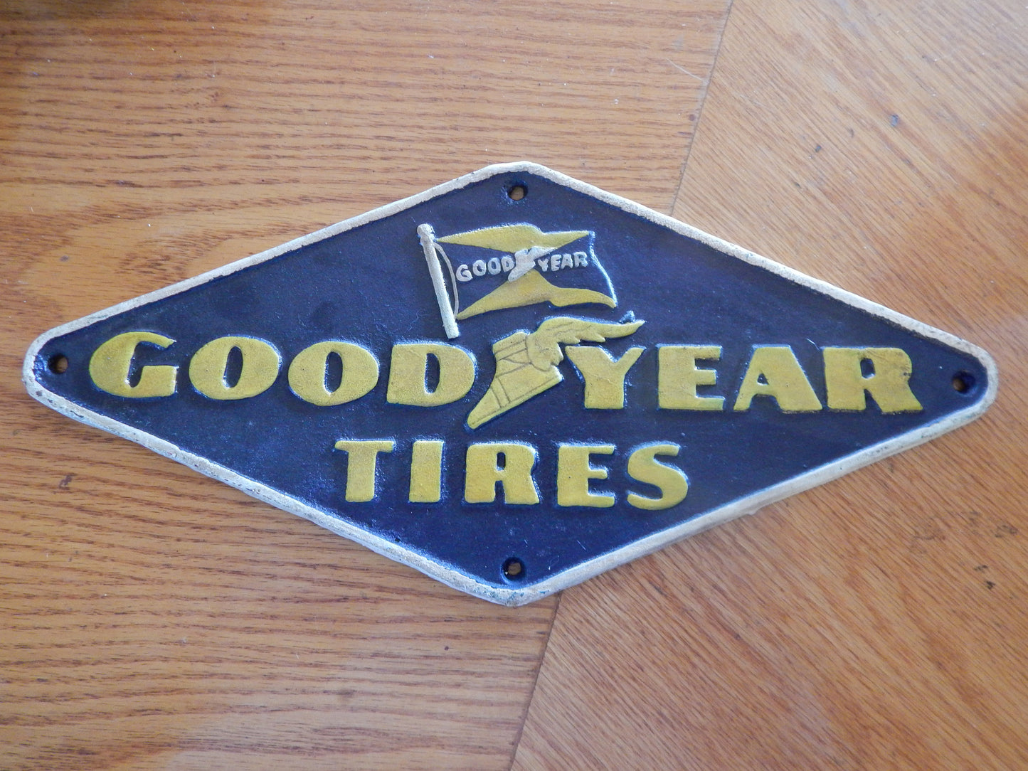 Cast Iron Sign - "GOOD YEAR"-Jantiques LLC.