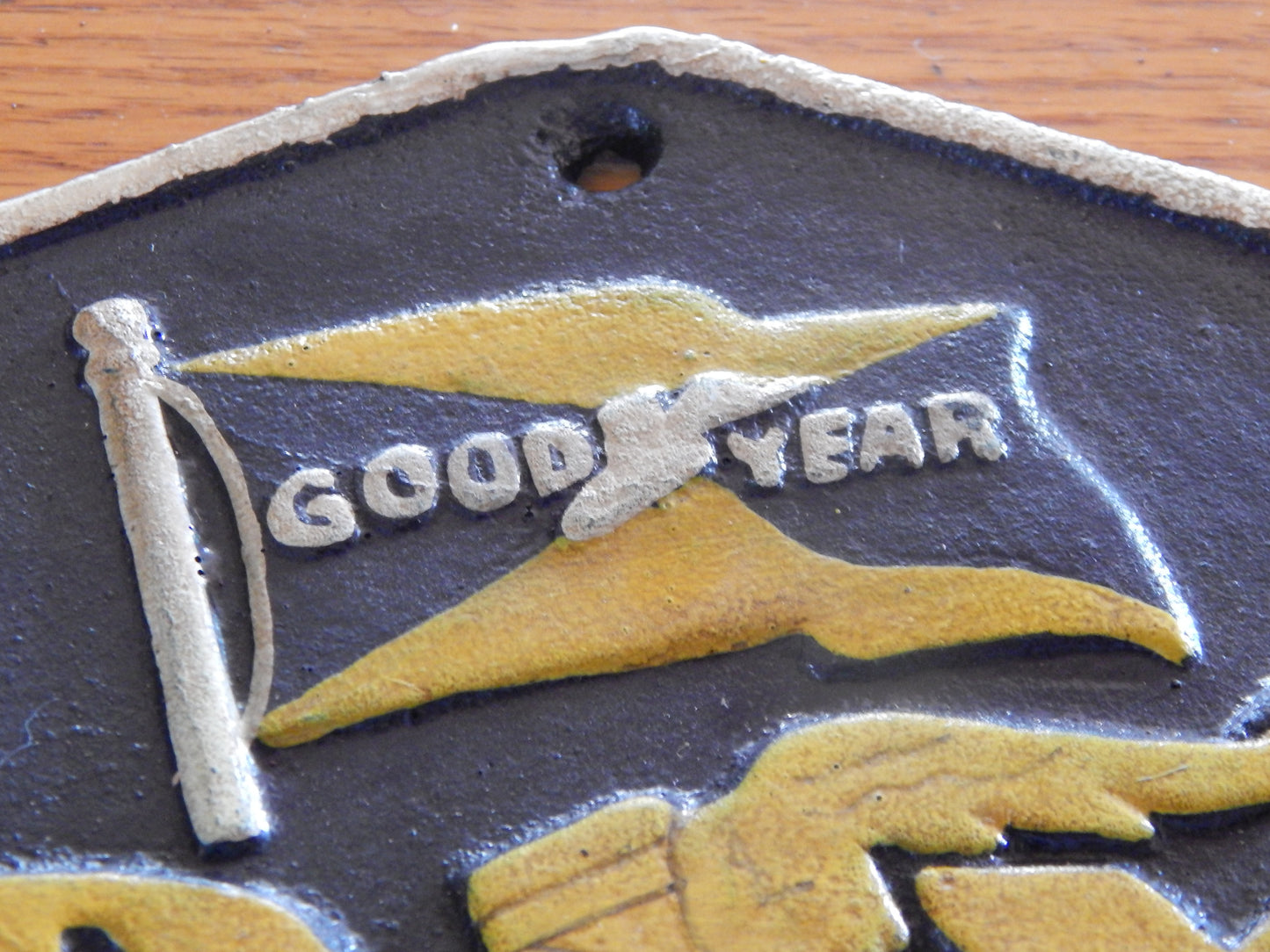 Cast Iron Sign - "GOOD YEAR"-Jantiques LLC.