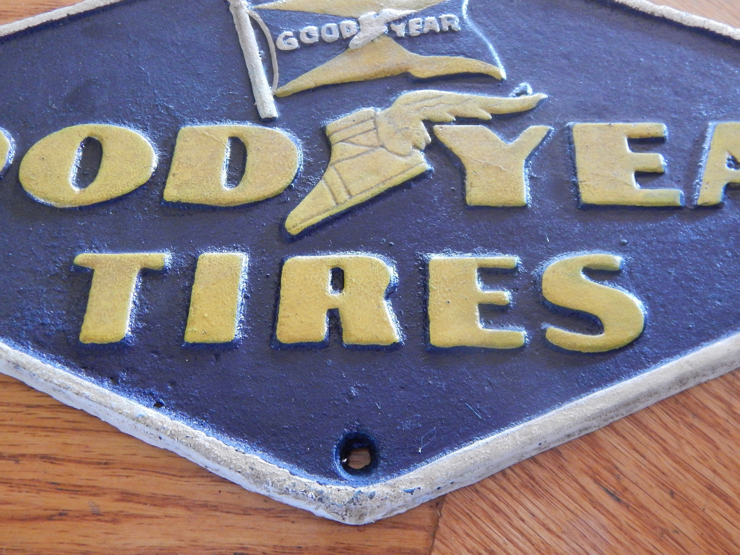 Cast Iron Sign - "GOOD YEAR"-Jantiques LLC.