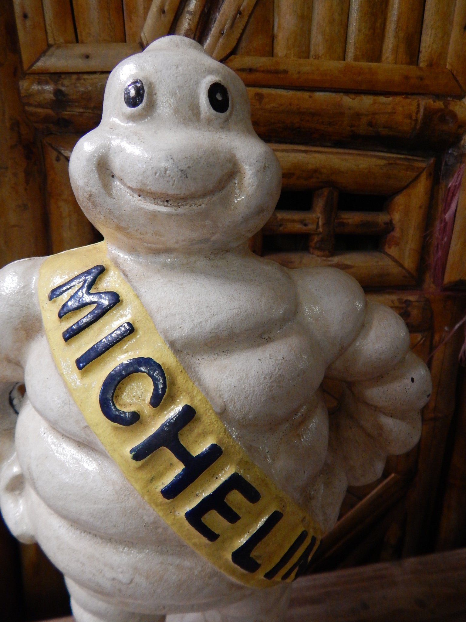 Michelin Figurine - Cast Iron Michelin Bibendum Tire Man-Jantiques LLC.