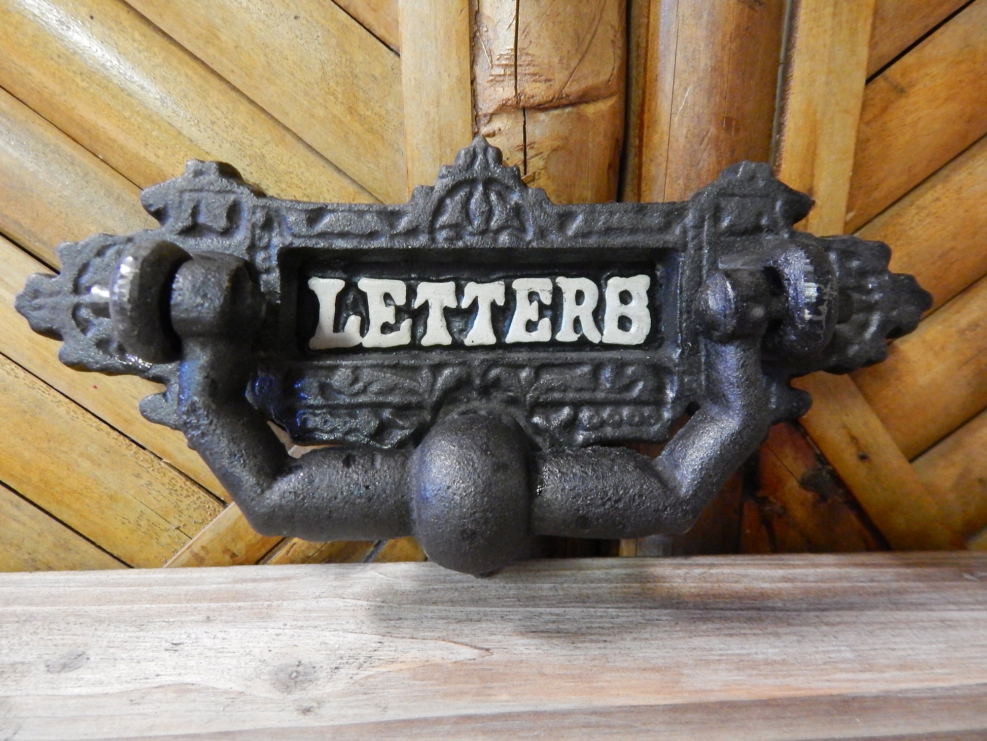 Door knocker -Cast Iron Letter Box-Jantiques LLC.