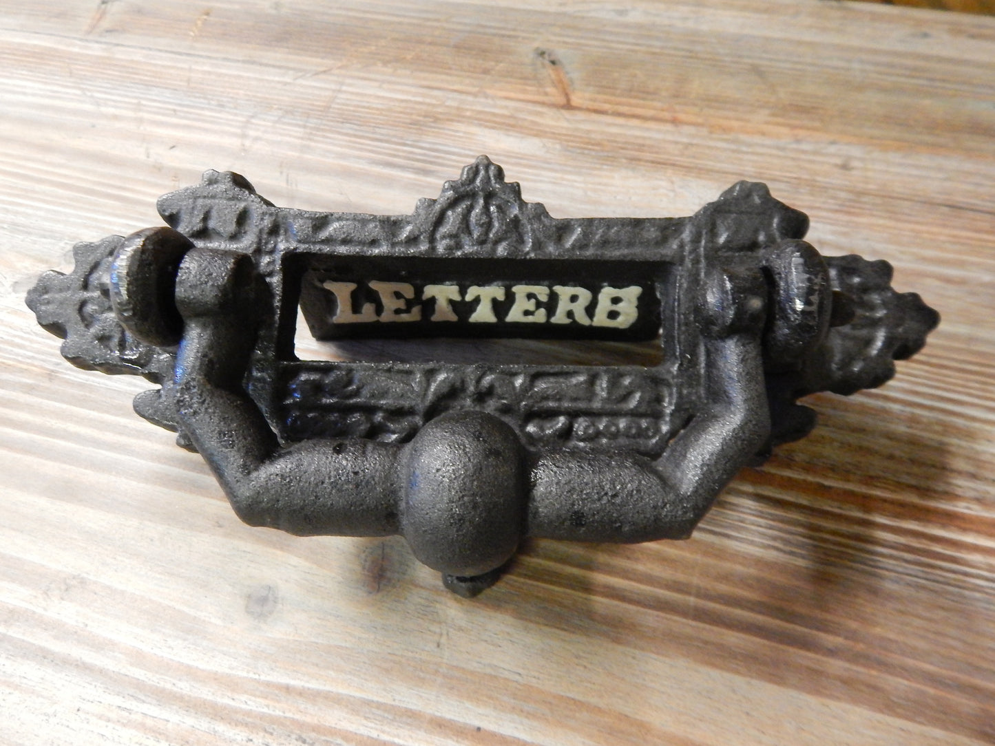 Door knocker -Cast Iron Letter Box-Jantiques LLC.