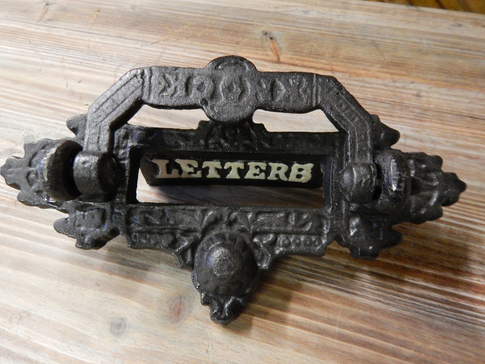 Door knocker -Cast Iron Letter Box-Jantiques LLC.