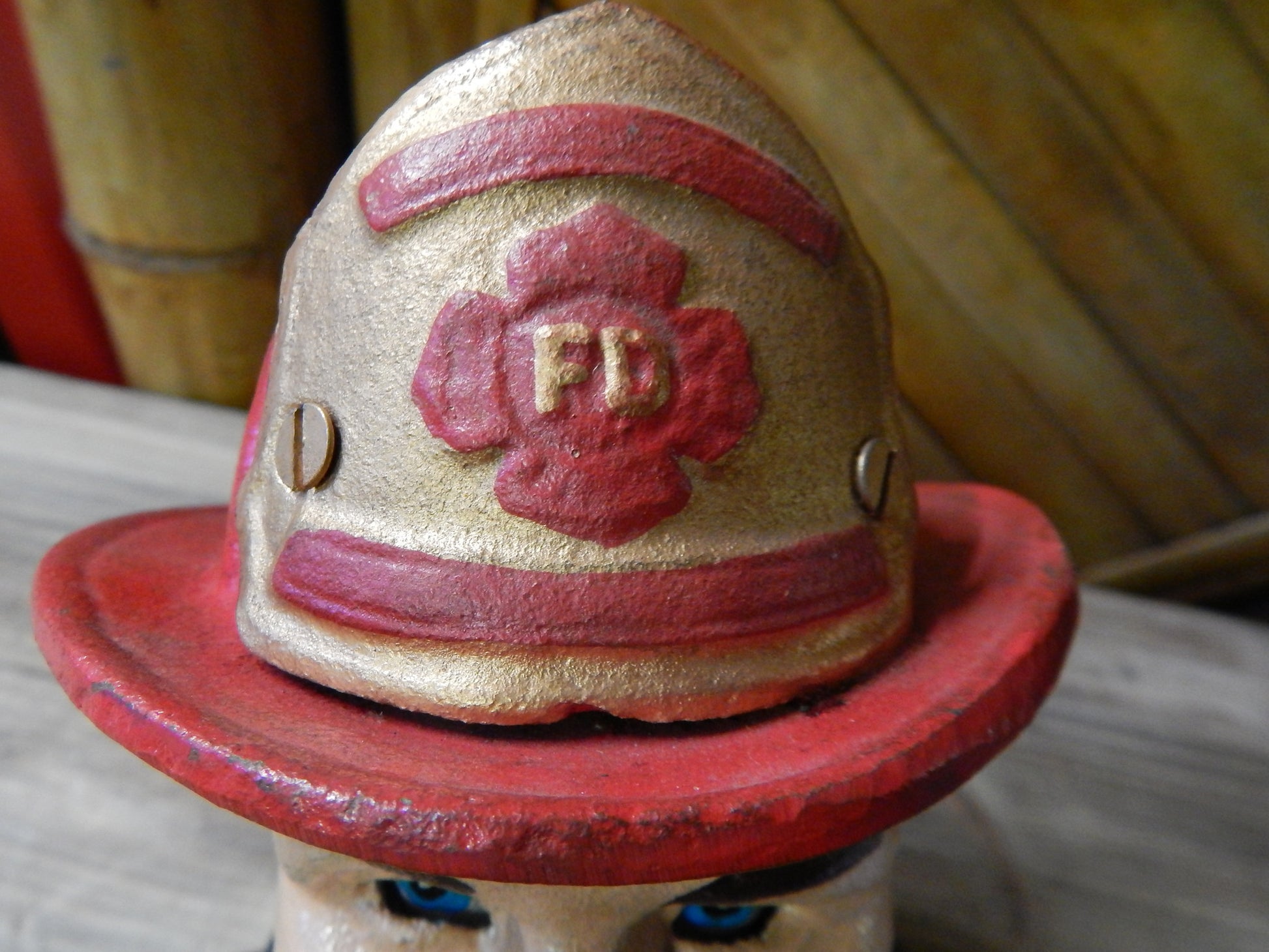 Fireman Cast Iron Mechanical Bank - Fire Man-Jantiques LLC.