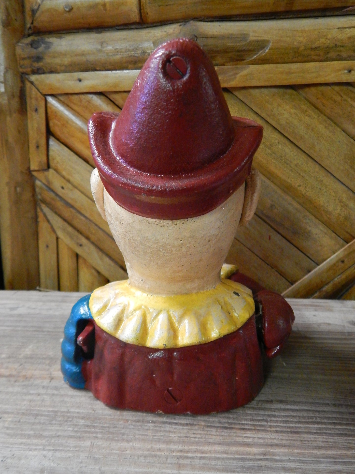 CLOWN Cast Iron Mechanical BANK Clown-Jantiques LLC.