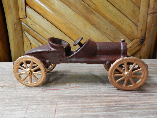 Cast Iron Figurine - Race Car Toy-Jantiques LLC.