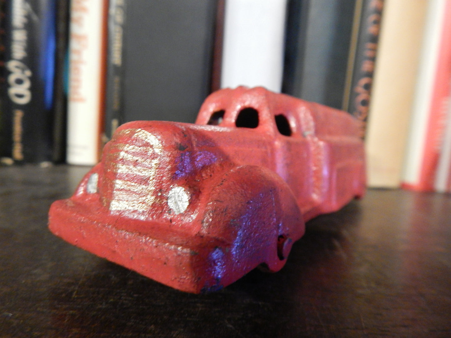 Cast Iron Figurine - Standard Oil Tank Truck Toy Red-Jantiques LLC.