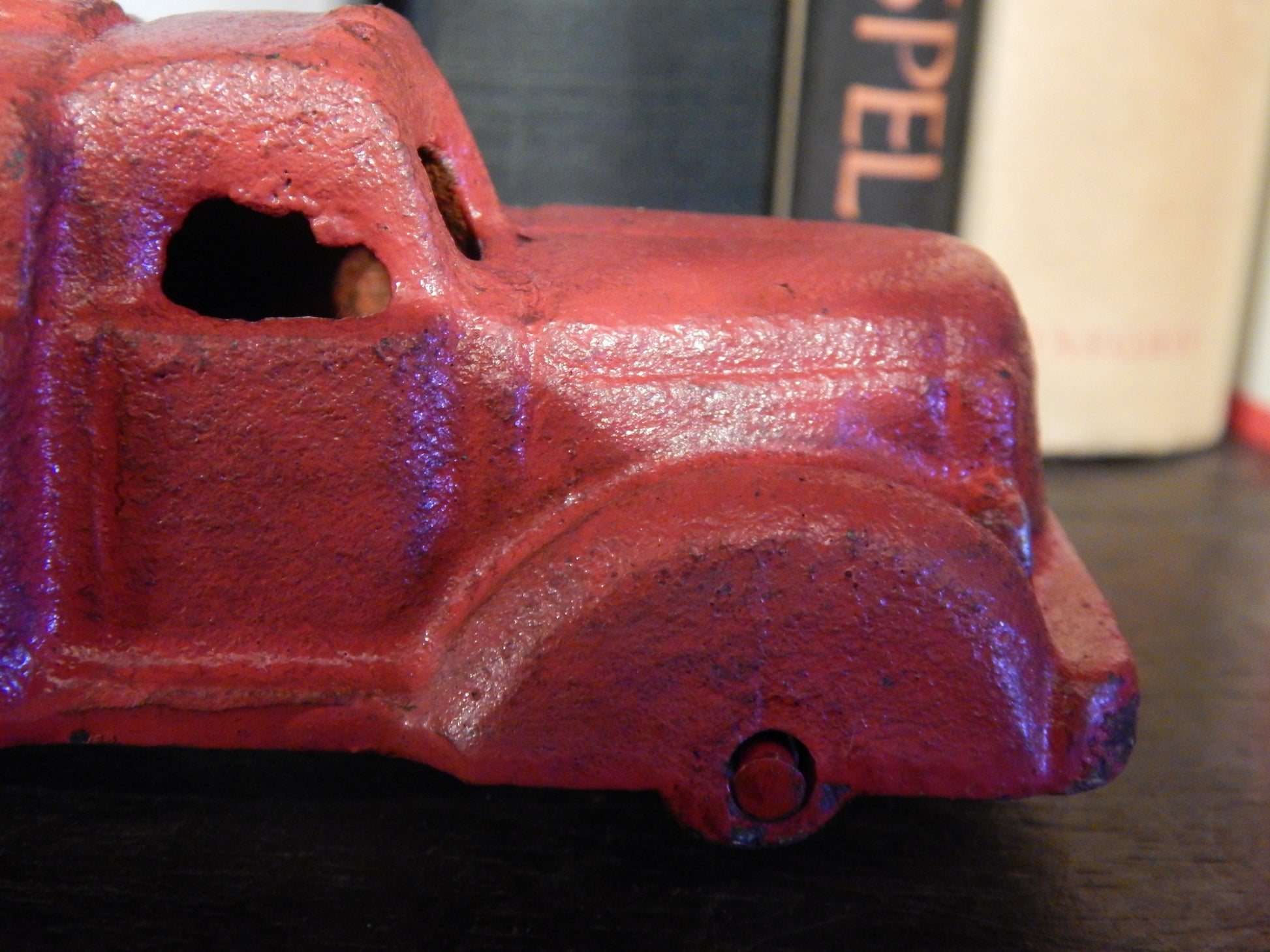 Cast Iron Figurine - Standard Oil Tank Truck Toy Red-Jantiques LLC.