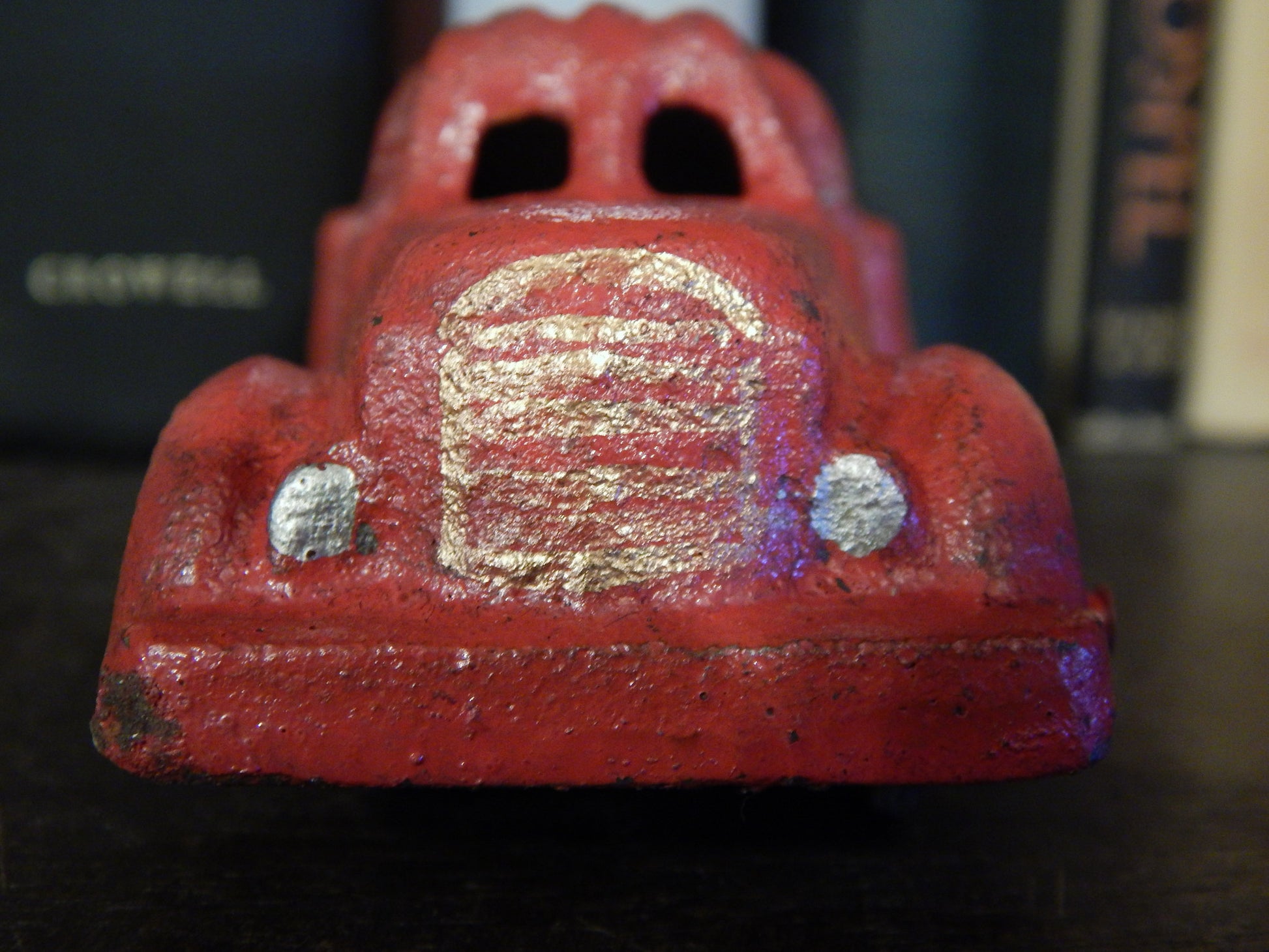 Cast Iron Figurine - Standard Oil Tank Truck Toy Red-Jantiques LLC.