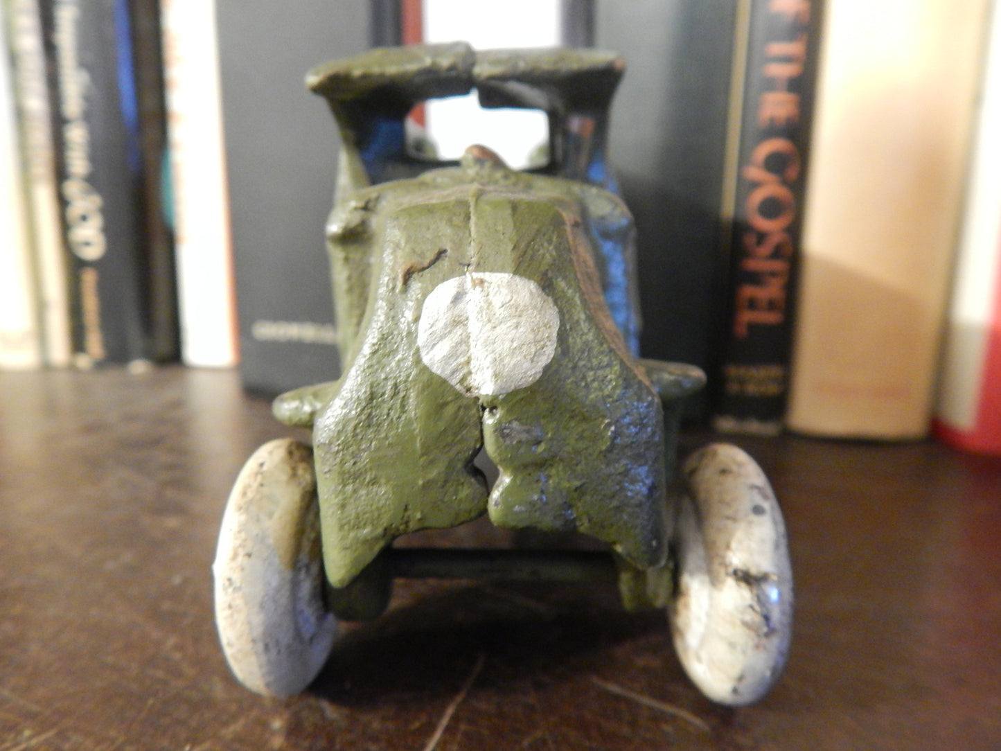 Cast Iron Truck - Hubley Green Telephone Truck Toy-Jantiques LLC.