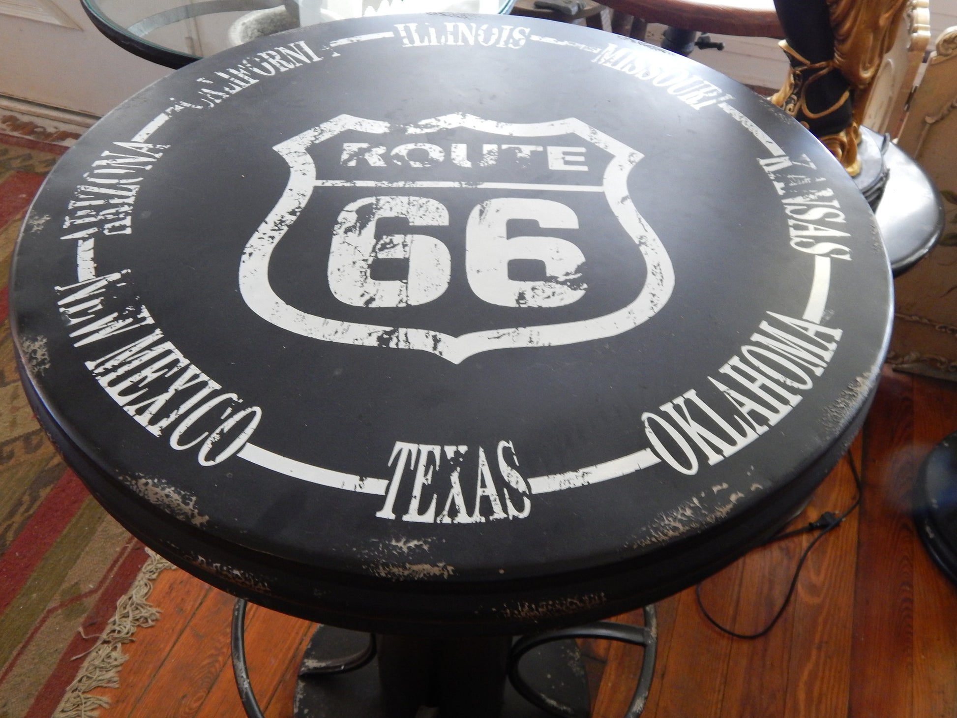 Metal Tin - Rt. 66 Table and Chairs Set-Jantiques LLC.