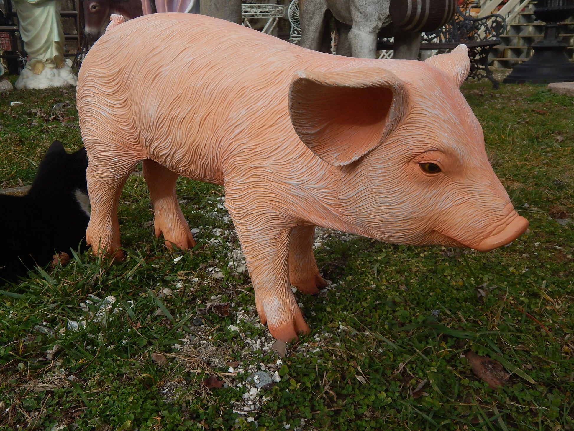 Piglet Life Size Standing-Jantiques LLC.