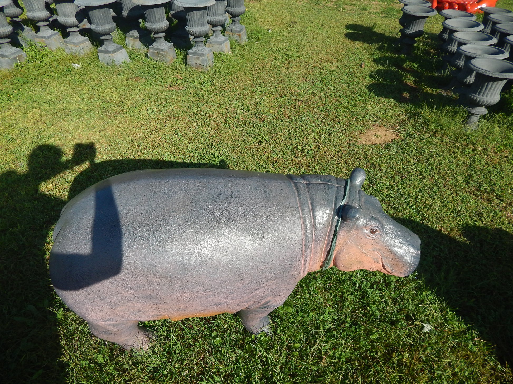 Statue - Life Size Small Hippo-Jantiques LLC.