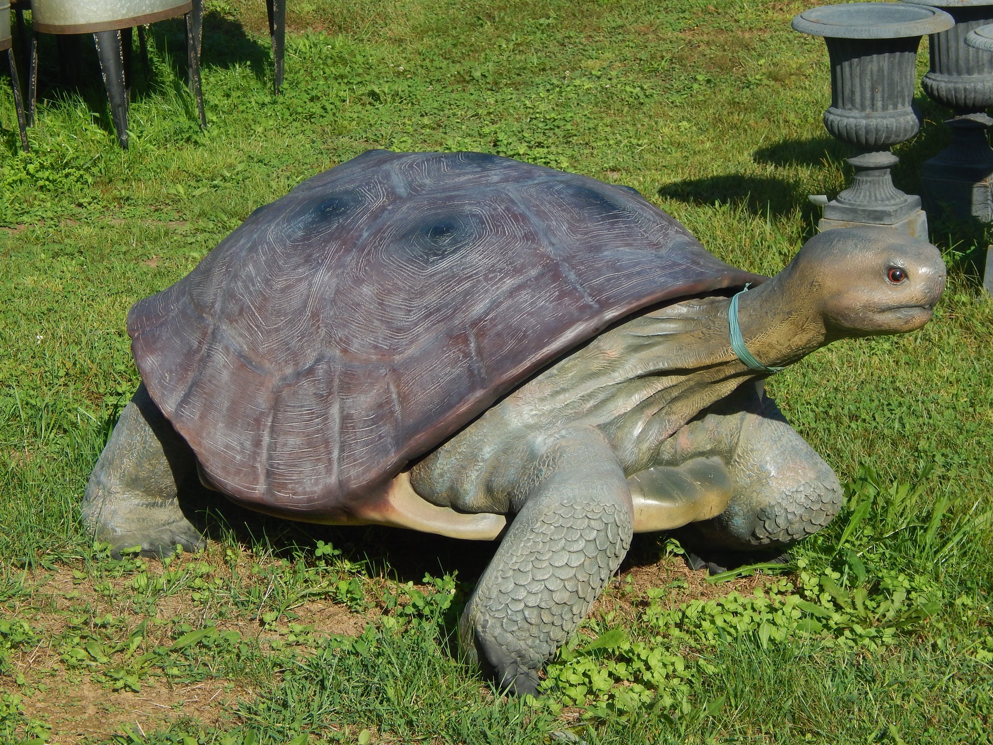 Statue - Life Size Realistic Animal Galapagos Tortoise-Jantiques LLC.