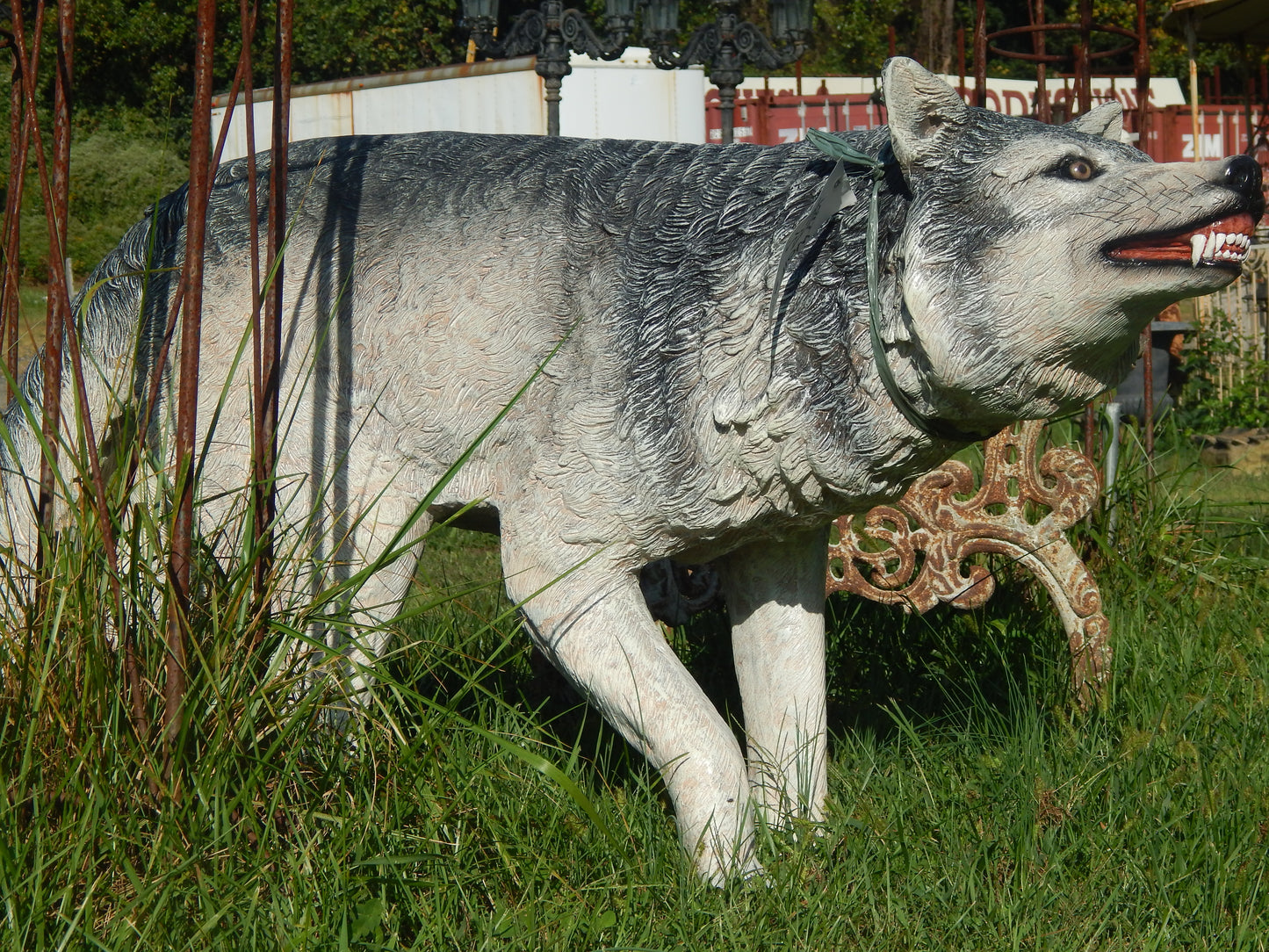 Statue - Life Size Wolves-Jantiques LLC.