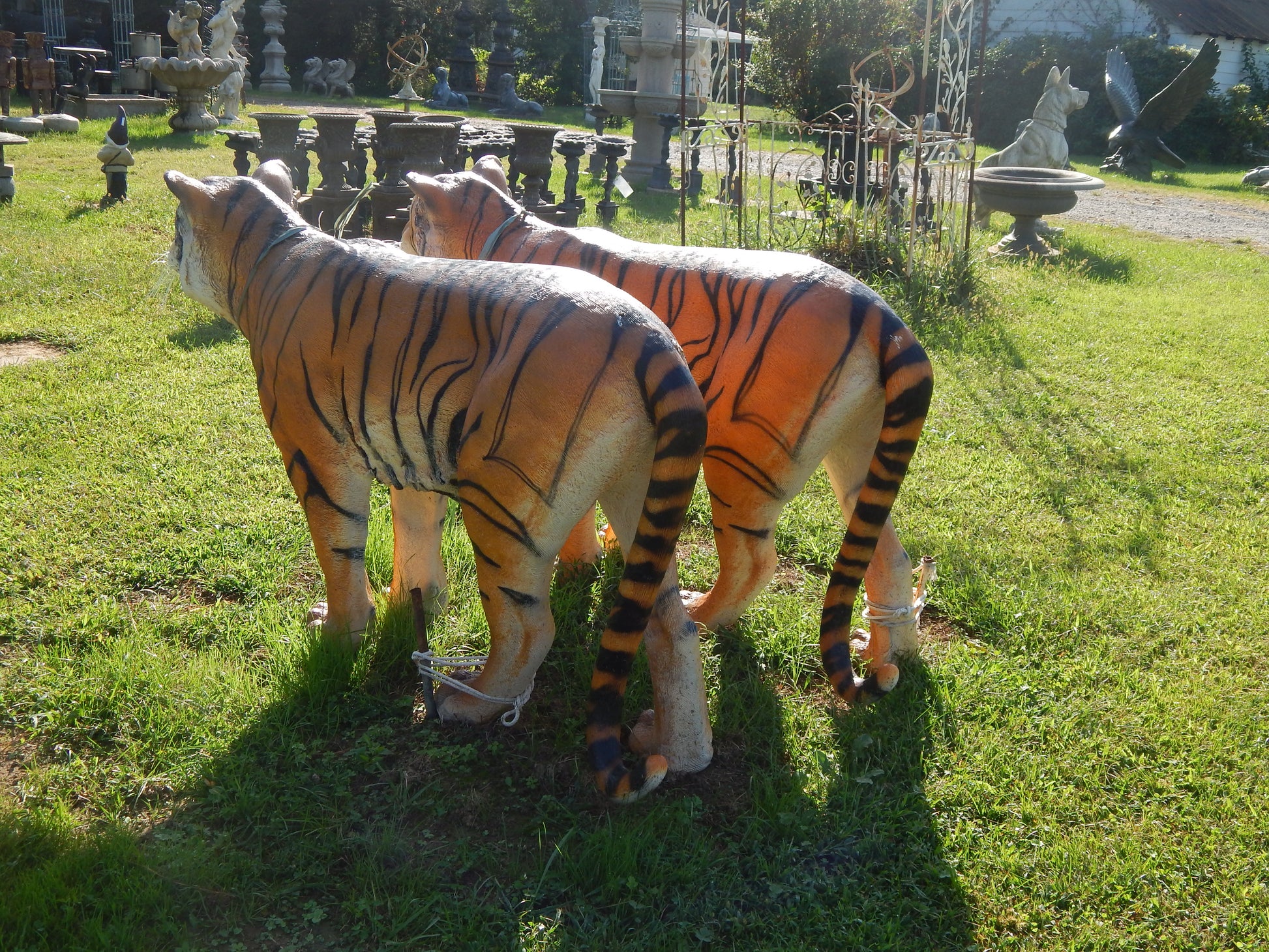 Statue - Life Size Tiger-Jantiques LLC.