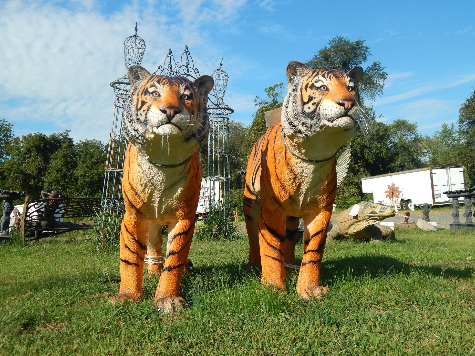 Statue - Life Size Tiger-Jantiques LLC.