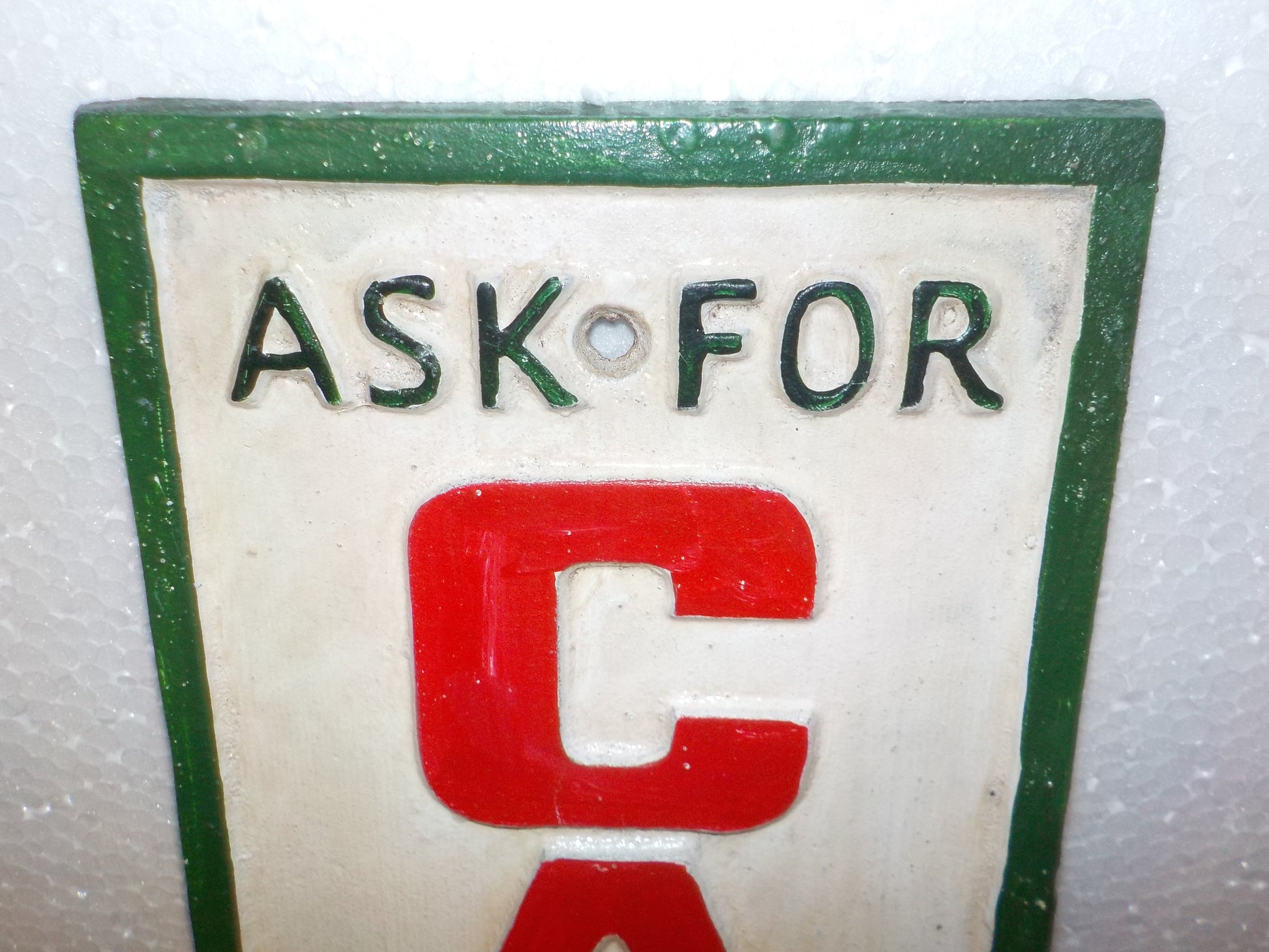 Cast Iron Sign - "CASTROL Motor Oil Vintage"-Jantiques LLC.