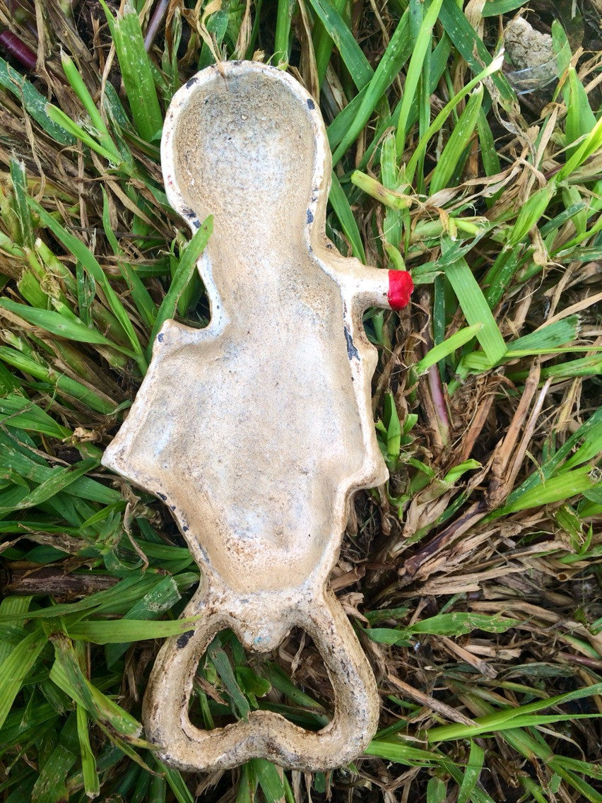 Bottle Opener - Cast Iron Smoking Skeleton-Jantiques LLC.