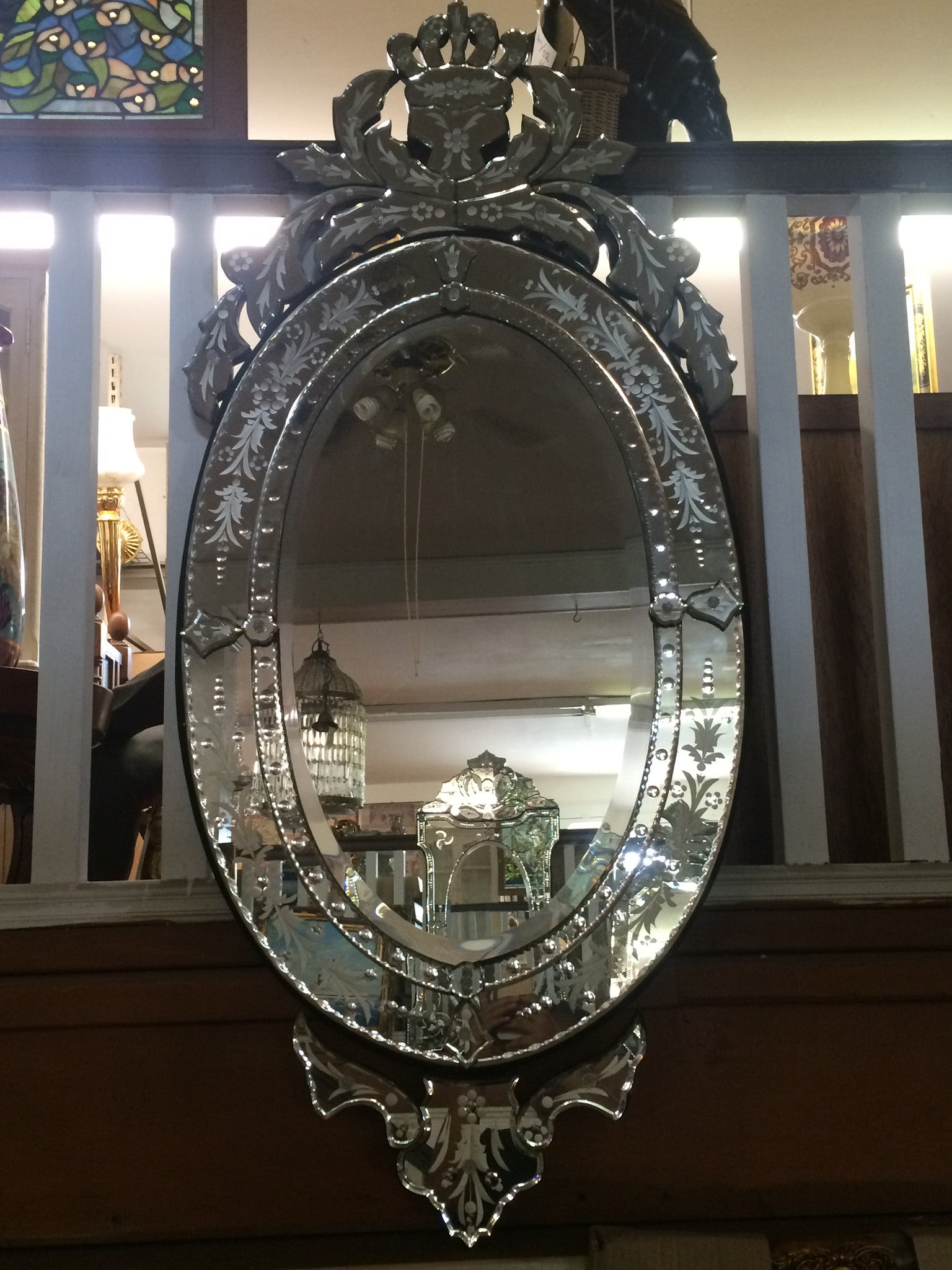 Venetian Mirror - Zamrud Style-Jantiques LLC.