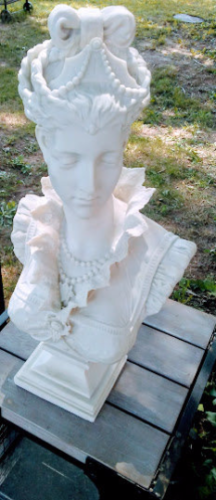 Fiberglass - Bust Victorian French Lady-Jantiques LLC.